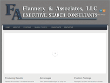 Tablet Screenshot of flannerysearch.com
